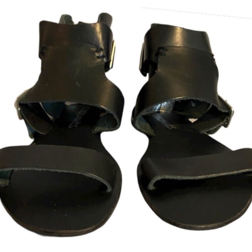 Coconuts by Matisse Black Leather Strappy Sandal